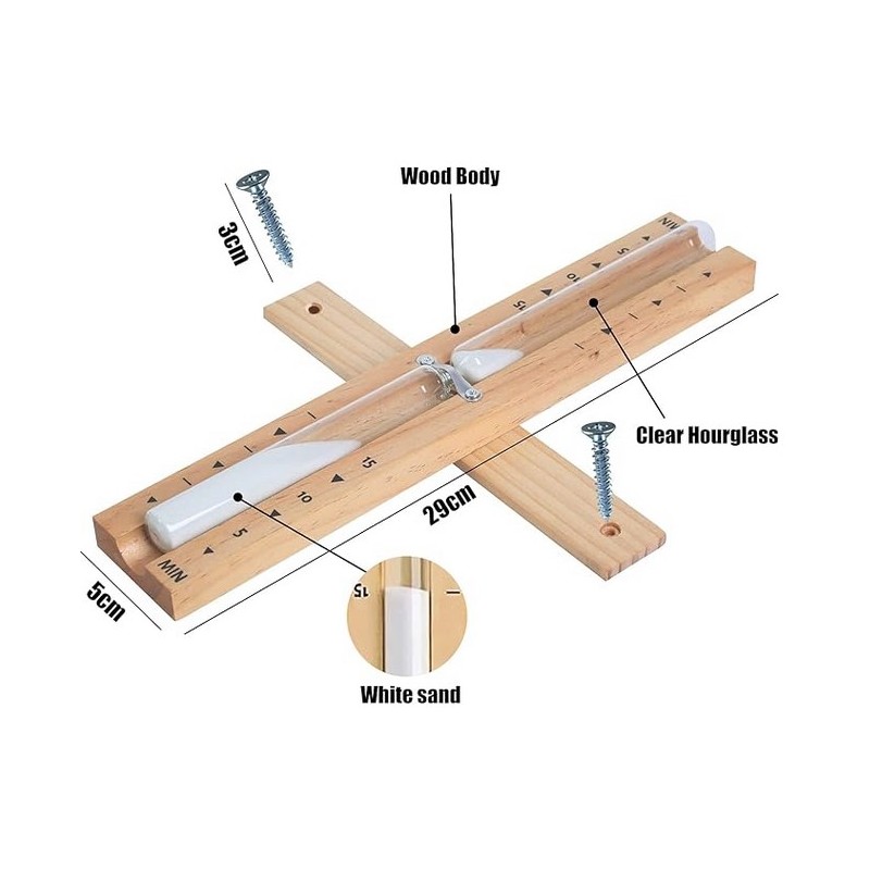 Sablier 15min en Pin